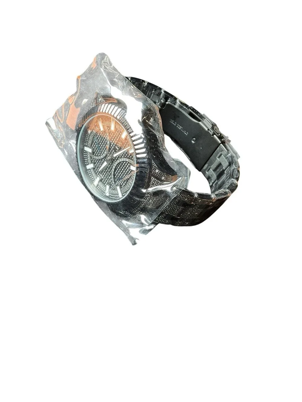 JBW 47mm Special Edition Diamond Black Crowne J6363D 0098/1000 Mens Watch
